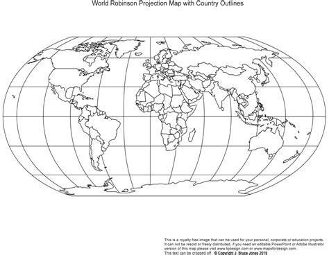 blank world map
